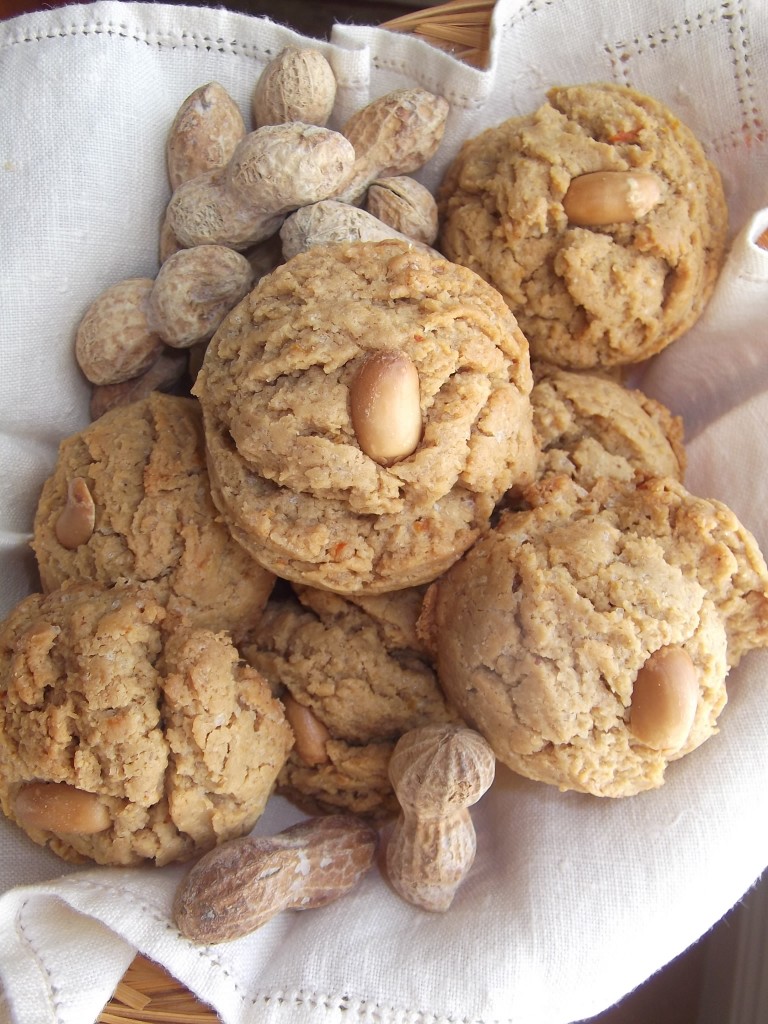 Orange/Ginger Peanut Butter Cookies